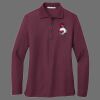 Ladies Silk Touch Long Sleeve Polo Thumbnail
