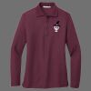 Ladies Silk Touch Long Sleeve Polo Thumbnail
