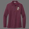 Ladies Silk Touch Long Sleeve Polo Thumbnail