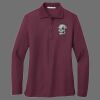 Ladies Silk Touch Long Sleeve Polo Thumbnail
