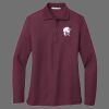 Ladies Silk Touch Long Sleeve Polo Thumbnail