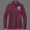 Ladies Silk Touch Long Sleeve Polo Thumbnail