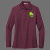 Ladies Silk Touch Long Sleeve Polo Thumbnail