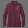 Ladies Silk Touch Long Sleeve Polo Thumbnail