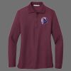 Ladies Silk Touch Long Sleeve Polo Thumbnail