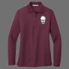 Ladies Silk Touch Long Sleeve Polo Thumbnail