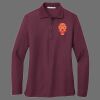 Ladies Silk Touch Long Sleeve Polo Thumbnail