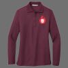 Ladies Silk Touch Long Sleeve Polo Thumbnail