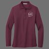 Ladies Silk Touch Long Sleeve Polo Thumbnail