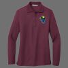 Ladies Silk Touch Long Sleeve Polo Thumbnail