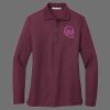 Ladies Silk Touch Long Sleeve Polo Thumbnail