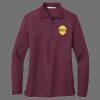 Ladies Silk Touch Long Sleeve Polo Thumbnail