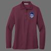Ladies Silk Touch Long Sleeve Polo Thumbnail
