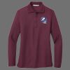 Ladies Silk Touch Long Sleeve Polo Thumbnail