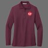 Ladies Silk Touch Long Sleeve Polo Thumbnail