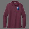 Ladies Silk Touch Long Sleeve Polo Thumbnail