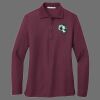 Ladies Silk Touch Long Sleeve Polo Thumbnail