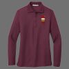 Ladies Silk Touch Long Sleeve Polo Thumbnail