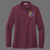 Ladies Silk Touch Long Sleeve Polo Thumbnail