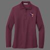 Ladies Silk Touch Long Sleeve Polo Thumbnail