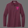Ladies Silk Touch Long Sleeve Polo Thumbnail