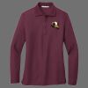 Ladies Silk Touch Long Sleeve Polo Thumbnail