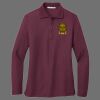 Ladies Silk Touch Long Sleeve Polo Thumbnail