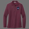 Ladies Silk Touch Long Sleeve Polo Thumbnail