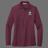Ladies Silk Touch Long Sleeve Polo Thumbnail
