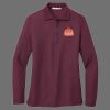 Ladies Silk Touch Long Sleeve Polo Thumbnail