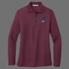 Ladies Silk Touch Long Sleeve Polo Thumbnail
