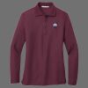 Ladies Silk Touch Long Sleeve Polo Thumbnail