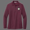Ladies Silk Touch Long Sleeve Polo Thumbnail