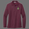 Ladies Silk Touch Long Sleeve Polo Thumbnail