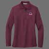 Ladies Silk Touch Long Sleeve Polo Thumbnail