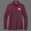 Ladies Silk Touch Long Sleeve Polo Thumbnail