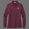 Ladies Silk Touch Long Sleeve Polo Thumbnail