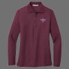 Ladies Silk Touch Long Sleeve Polo Thumbnail