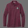 Ladies Silk Touch Long Sleeve Polo Thumbnail