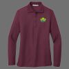 Ladies Silk Touch Long Sleeve Polo Thumbnail
