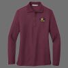 Ladies Silk Touch Long Sleeve Polo Thumbnail