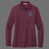 Ladies Silk Touch Long Sleeve Polo Thumbnail