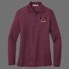 Ladies Silk Touch Long Sleeve Polo Thumbnail