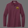 Ladies Silk Touch Long Sleeve Polo Thumbnail