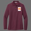 Ladies Silk Touch Long Sleeve Polo Thumbnail