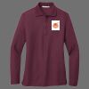Ladies Silk Touch Long Sleeve Polo Thumbnail