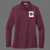 Ladies Silk Touch Long Sleeve Polo Thumbnail