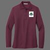 Ladies Silk Touch Long Sleeve Polo Thumbnail