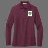 Ladies Silk Touch Long Sleeve Polo Thumbnail