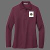 Ladies Silk Touch Long Sleeve Polo Thumbnail
